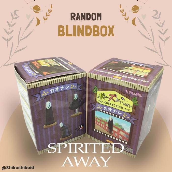 Gambar BBFkns BlindBox Mysteri Box Spirited Away Kaonashi No Face Studio Ghibli Motherland Edition Action Figure Decoration - Kaonashi Random dari Shikoshiko undefined Tokopedia