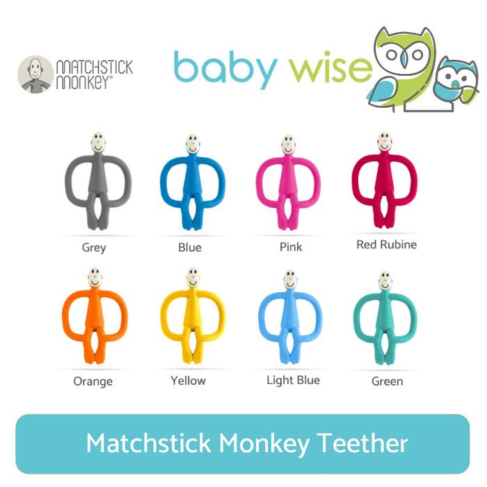 Gambar Mumpung Murah Matchstick Monkey Teether - Red Rubine - Grey dari store endunsardun undefined Tokopedia