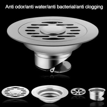 Gambar Floor Drain Trap Deep Sealed Stainless Steel Pencegah Bau Saluran Air Anti Kecoa - Dual Short Seal dari tokokusehh undefined Tokopedia