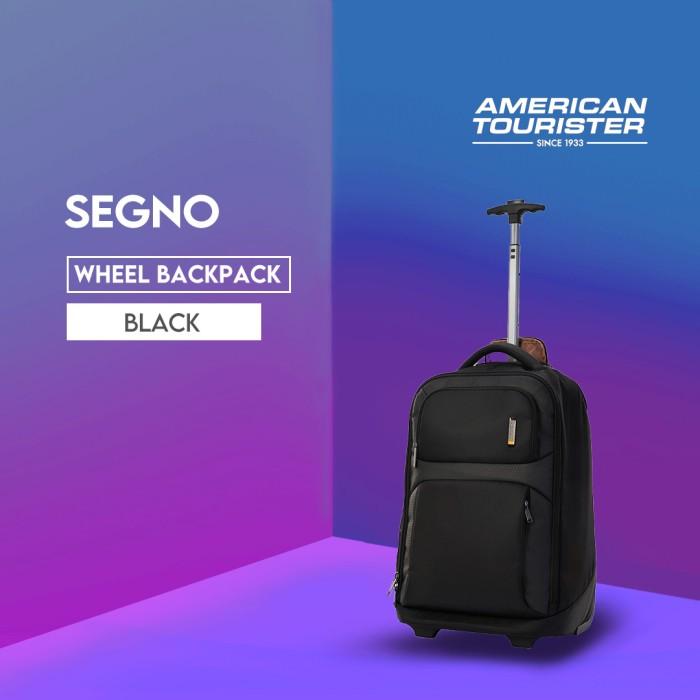 Jual American Tourister Segno Wheel Backpack Black Jakarta - Main Image