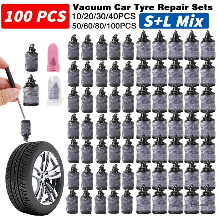 Jual 10-100PCS Universal Vacuum Car Tyre Repair Rubber Nail For
