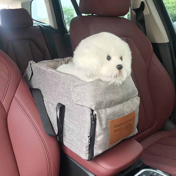 Jual Small Dog Car Seat Booster on Middle Console Pet Car Seat