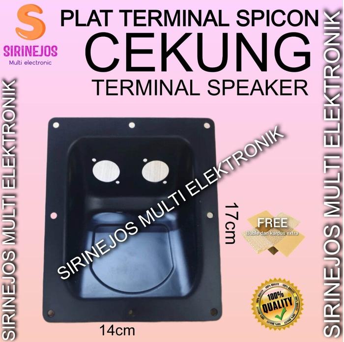Gambar ZK301 PSC PLAT SPICON CEKUNG MANGKOK BESI TERMINAL SPEAKER SPICON SEPIKON dari EL BAJU undefined Tokopedia