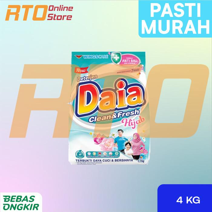 Gambar Daia Deterjen Bubuk 4 KG - HIJAB 4KG dari RTO Store_NEW undefined Tokopedia