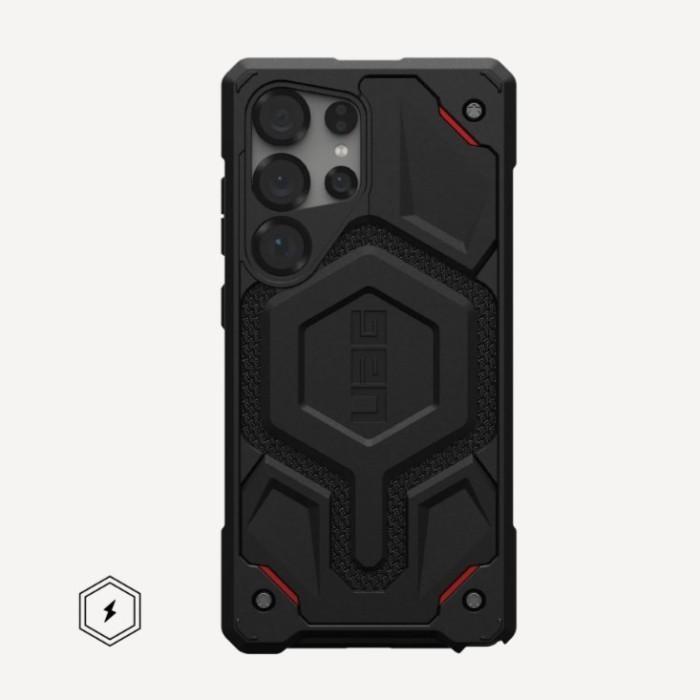 Gambar Case Samsung S25 Ultra Plus UAG MONARCH PRO MagSafe Compatible Military Grade Drop Test Protective - Kevlar Black, S25 Ultra dari Primary Cares Official undefined Tokopedia