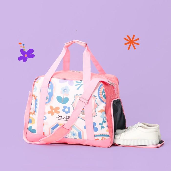 Gambar BARU FLEXZONE X SMITTEN BY PATTERN EXCLUSIVE GYMBAG WANITA SHOES COMPART dari sami official undefined Tokopedia