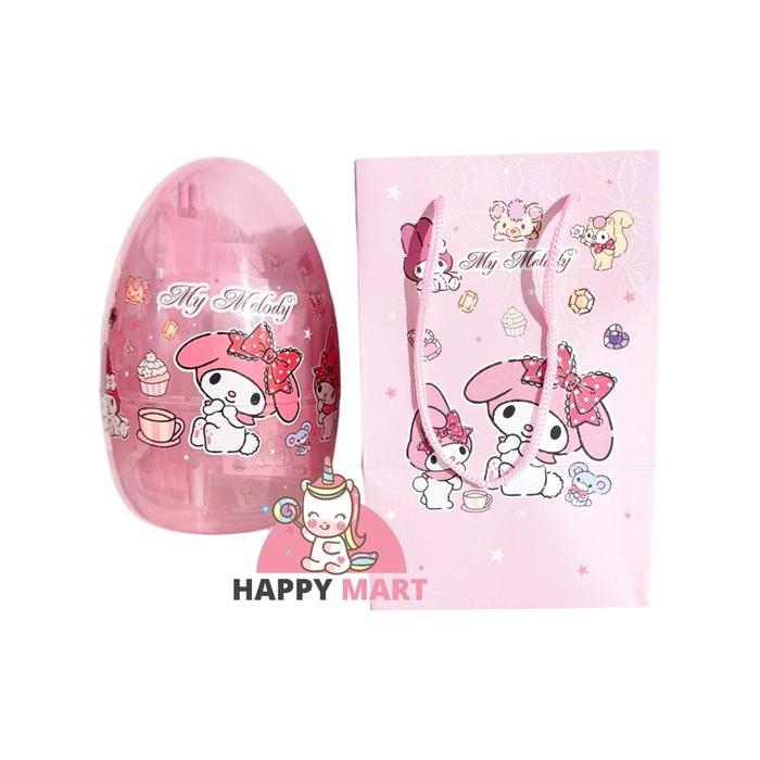 Gambar set alat tulis EGG SURPRISE motif kuro / melody / cinnamoroll - Melody egg dari Emaaa_shoop undefined Tokopedia