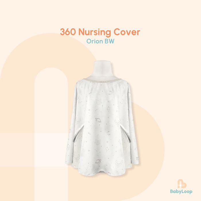 Gambar ABDIDALA Apron Menyusui - Nursing Cover 360 Tencel - Baby Loop - Orion Bw dari AbdidalaStore undefined Tokopedia