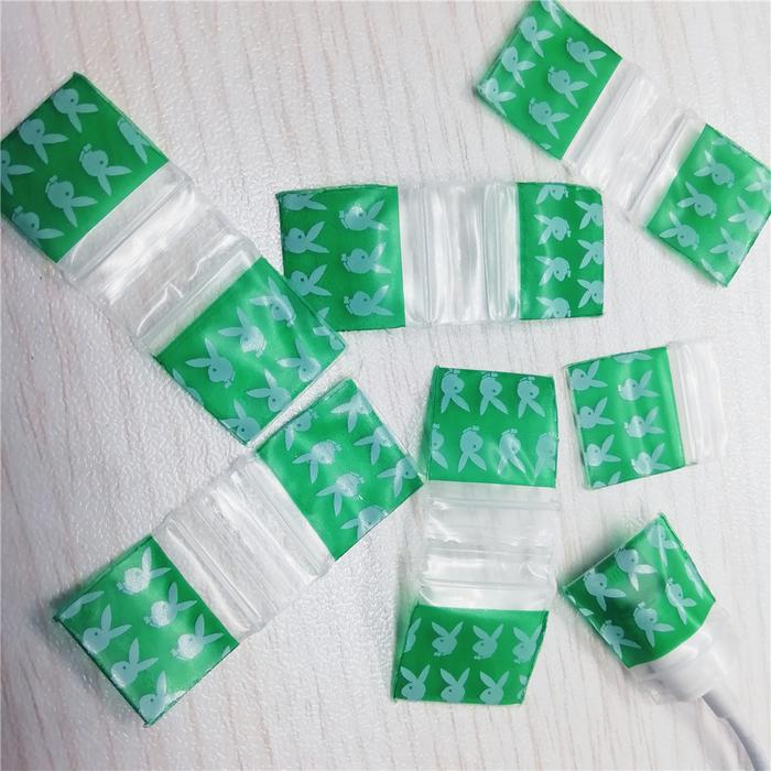 Jual 5858 Zipper Tiny Plastic bags 100 Ziplock Baggies Bunny