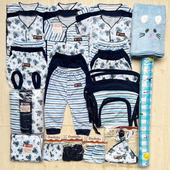 Gambar (Langsung Diproses) 50 Pcs Baju Bayi Baru Lahir Paket Hemat Dadidu Biru Navy Baby Paket Komplit Bayi Baru Lahir / 50 Pcs Paket Bayi Newborn / Gift Set Baby Kado Lahiran Bayi / 50 Pcs Paket Hemat Komplit Baju Bayi Baru Lahir Biru Navy Paket Lengkap dari bakulbayiikk undefined Tokopedia