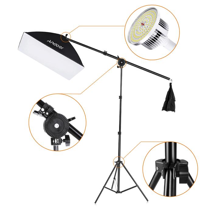 Jual Andoer Photography Light Kit Softbox Lighting Set With