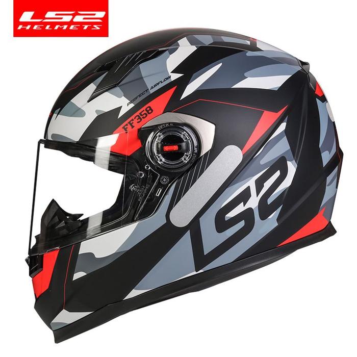 Jual LS2 FF358 Full Face Motorcycle Helmet High Quality Ls2 Brazil