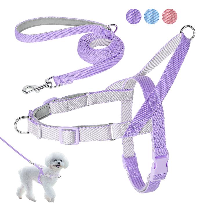 Jual Nylon Dog Harness Leash Set No Pull Puppy Dogs Harnesses Pet