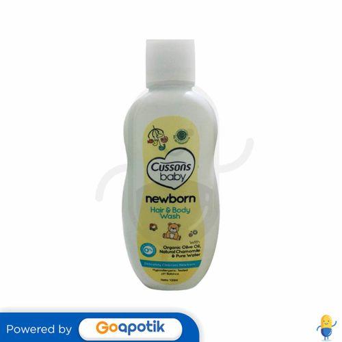 Jual CUSSONS BABY NEWBORN HAIR BODY WASH 100 ML BOTOL Kab