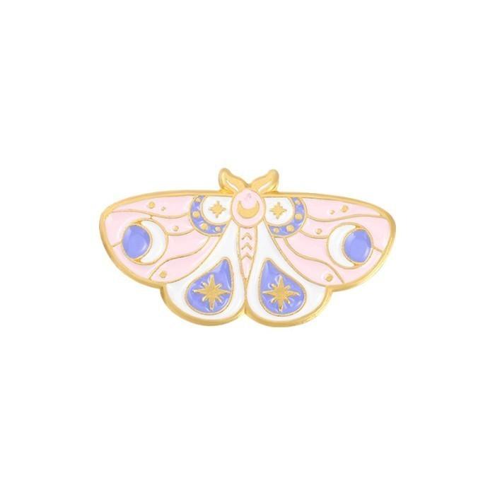 Gambar EP05 enamel pin bros badge aksesoris wanita serangga kupu-kupu butterf - 1. PUTIH dari B.C.E. undefined Tokopedia