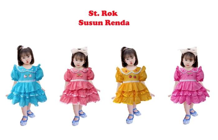 Gambar Dress Anak Perempuan/ Setelan Baju Anak Perempuan - Raisa, Kuning dari batik fabian undefined Tokopedia