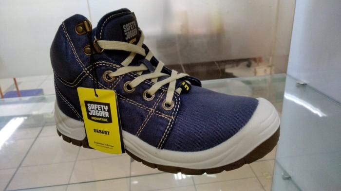 Gambar Sepatu Safety Jogger Desert Blue S1P Original Gratis Ongkir - Navy, 38 dari PROSE MALL undefined Tokopedia