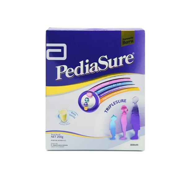 Gambar PEDIASURE TRIPLESURE VANILA BOX 200 GRAM dari Apotek Sejahtera Farma Depok by GoApotik undefined Tokopedia