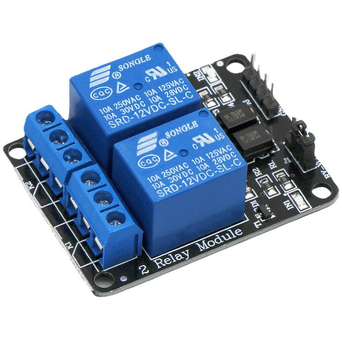 ARCELI 3pcs 2 Channel DC 5V Relay Module for Arduino DSP ARM PIC AVR STM32 Raspberry Pi with Optocoupler Low Level Trigger Expansion Board
