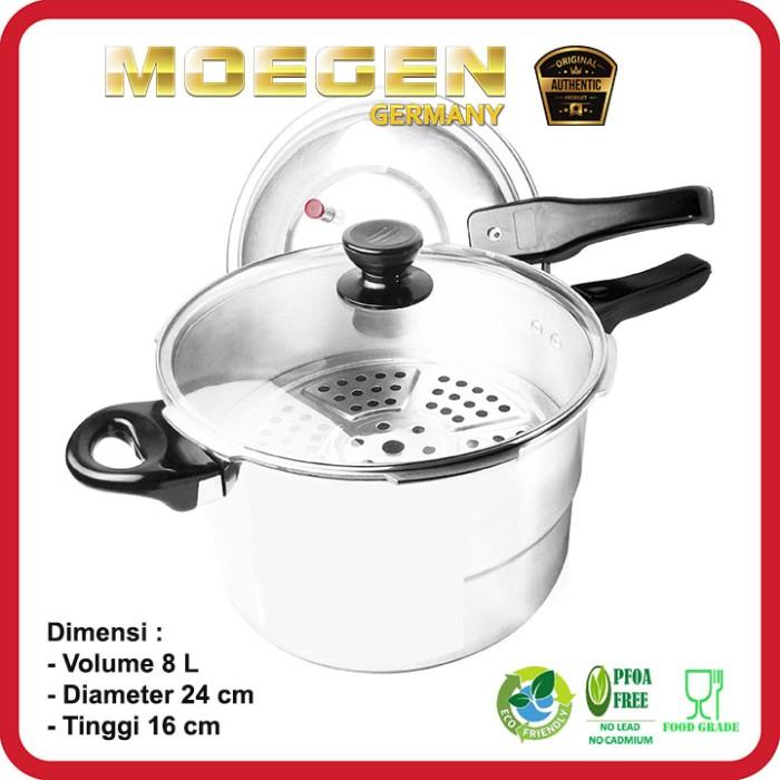 Gambar presto 8 liter / pressure cooker 8L - TanpaTutupKaca - DenganTutupKaca dari Indo World Trade undefined Tokopedia