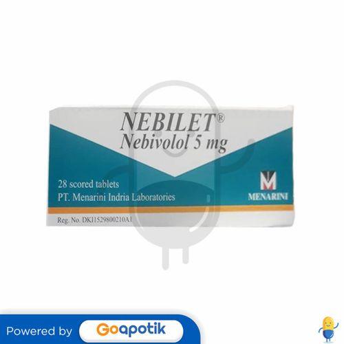 Gambar NEBILET 5 MG BOX 28 TABLET dari Apotek Sehat Kota Batu by GoA undefined Tokopedia