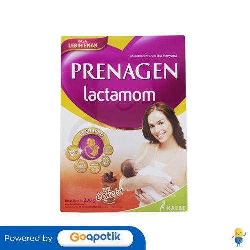 Gambar PRENAGEN LACTAMOM SUSU IBU MENYUSUI RASA COKLAT 200 GRAM BOX dari Apotek Timoti undefined Tokopedia