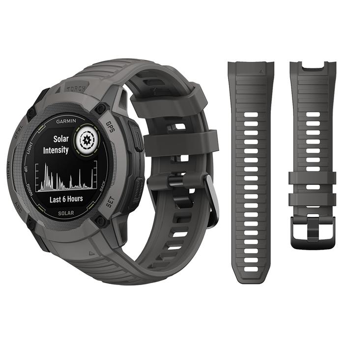 26 Mm Watch Bands For Garmin Instinct 2x Solar Tactical Edition Silicone  Strap Watchband Replacement Accessories