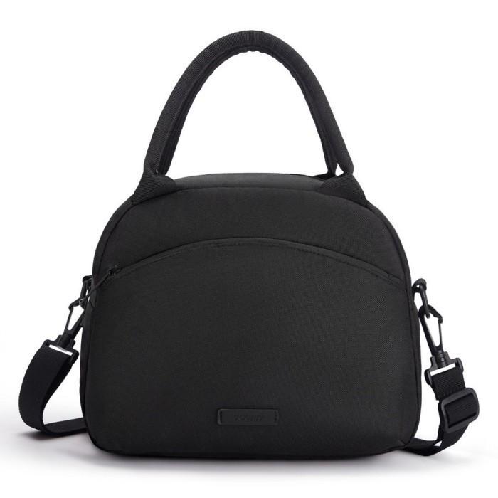 Gambar BAGSMART Lunch Bag Penyimpanan Asi Lunch Box Tote Cooler Bag with Adjustable Shoulder Strap  Quilted-Pink Waterproof Material - Quilted-Black dari DreamStore7 undefined Tokopedia