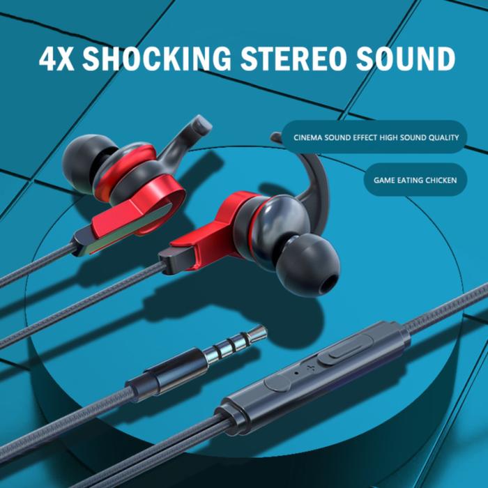 Jual Wired Earphones With Mic Upgrade Version Subwoofer