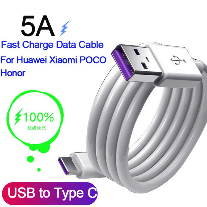 Jual 5A USB Type C Cable Fast Charging Data Cord for Samsung