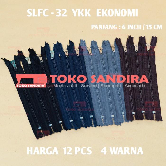 Gambar PREMIUM 12 Pcs 4 Warna Resleting celana YKK 6 in/15 cm/Zipper YKK/resleting - htm-dgk-sma-ckl dari One Vision Store undefined Tokopedia