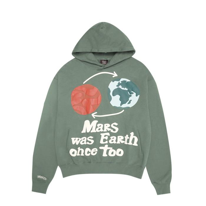 Gambar Broken Planet Market Mars Was Earth Once Too Hoodie - Olive, XL dari irvanwarehouse004 undefined Tokopedia