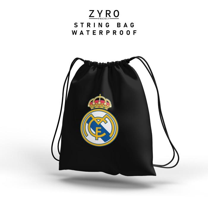 Gambar New String Bag Bola | Real Madrid | Liga Spanyol | Barcelona | Custom | Tas Bola | Zyro Project dari industri omah undefined Tokopedia