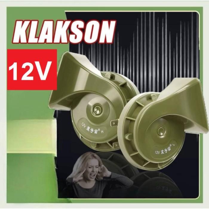 Gambar 24V Klakson Mobil Siput Super Keras High Grade Car Horn Waterproof Kla Terbaru - 12V dari nadiajaya store undefined Tokopedia