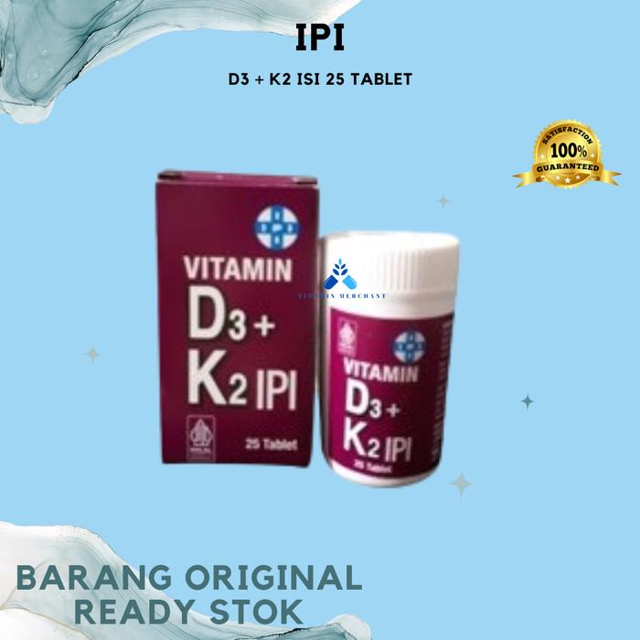 Gambar Vitamin D3+k2 ipi. isi 25 tablet dari Vitamin merchant undefined Tokopedia