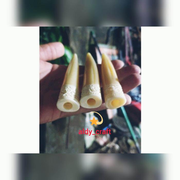 Gambar once pipa rokok taring duyung ukir Bali mini dari Cellowwz undefined Tokopedia