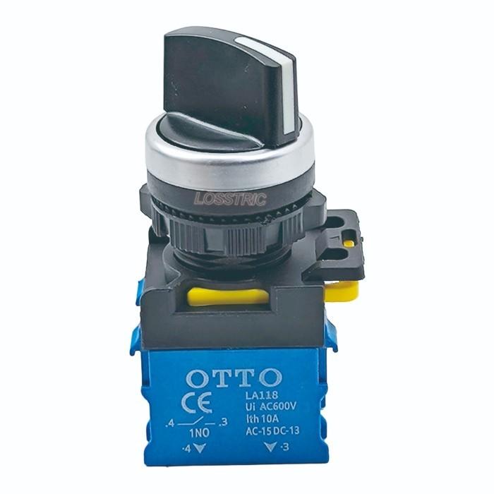 Selector Switch Spring Return Jual SELECTOR SWITCH (SPRING RETURN) 2/3 POSISI 22MM LA118-A-10X/FU ...