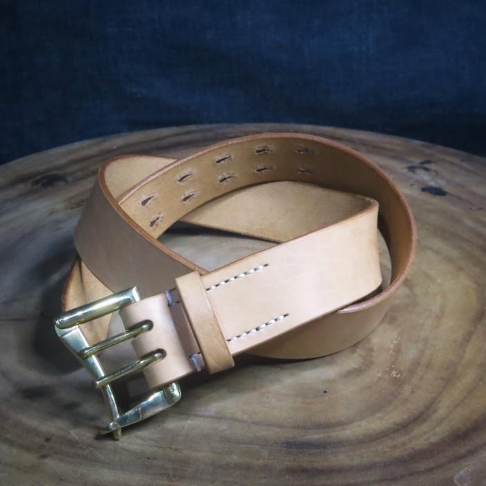 Gambar KEIZO Mens Leather Belt Type V - 04 Quick Release Ikat Pinggang Pria - Natural HS, 34 dari Keizo Leather undefined Tokopedia