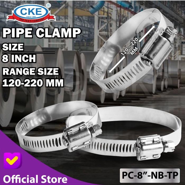 Gambar Klem Selang Hose Clamp Stainless 2 3 4 5 6 8 10 12 14 16 18 20 24 Inch - 18 Inch dari Blower dan Kipas CKE Online undefined Tokopedia