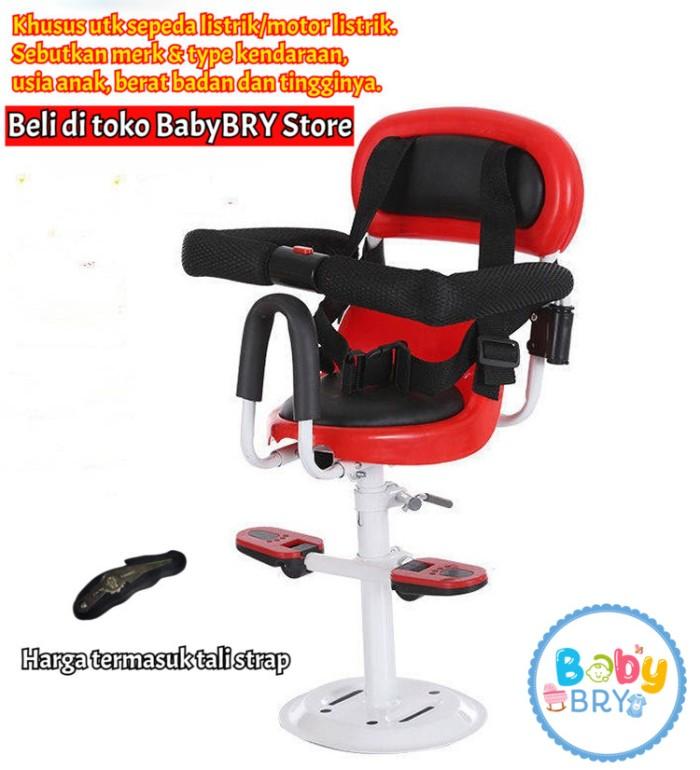Gambar KURSI ANAK BONCENG DEPAN MOTOR MATIC MOTOR SEPEDA LISTRIK TEMPAT DUDUK - BLT MERAH dari jajang sukma hurmatu57 undefined Tokopedia