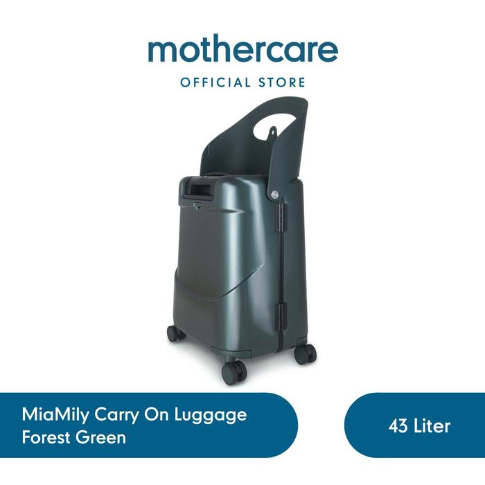 Gambar MiaMily Carry On Cabin Luggage 18 Inch TSA - Koper Travelling Anak & Dewasa - Forest Green dari Mothercare Indonesia Kab. Bogor Tokopedia