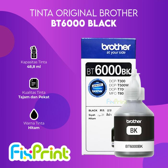 Gambar Tinta Brother BTD60BK BT-D60 Black Printer MFC-T810W T910DW T4500DW - ORI BOX, BTD60BK dari FixPrint Indonesia undefined Tokopedia