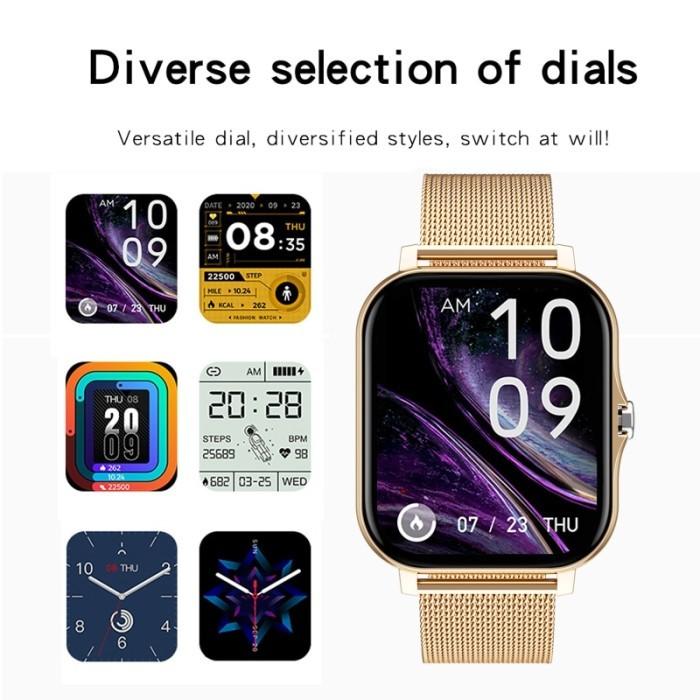 Dickorama For Xiaomi Samsung Huawei Android Phone Color Screen Full Touch  Custom Dial Smart Watch Women Bluetooth Call Smartwatch Men New Brand New