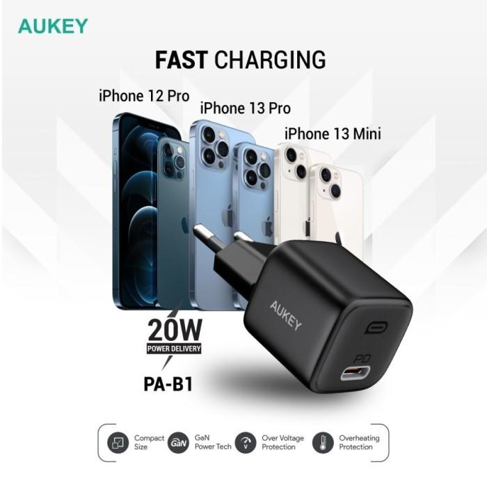 Pa B1 Aukey Iphone 12 Charger Aukey Pa B1 12 Pro Plug Charger
