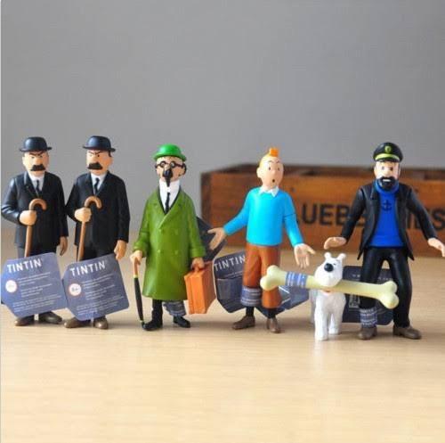 Gambar Pajangan / mainan / Figure Tintin isi 6 set dari tokopedia172 undefined Tokopedia