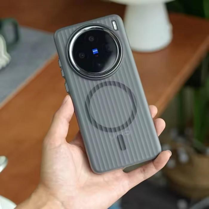 Gambar CASING VIVO X 200 SOFT CASE VIVO X100 X200 PRO 5G PREMIUM TRANSLUCENT MAGSAFE - Hitam, X100 dari CAKNA GALAXY undefined Tokopedia