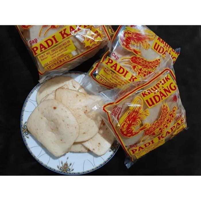Gambar Kerupuk Udang Mentah Merk Padi Kapas Ukuran Besar / Kancing / Stick 250gr Khas Cirebon - BESAR dari Kuliner Oleh2 Nusantara undefined Tokopedia
