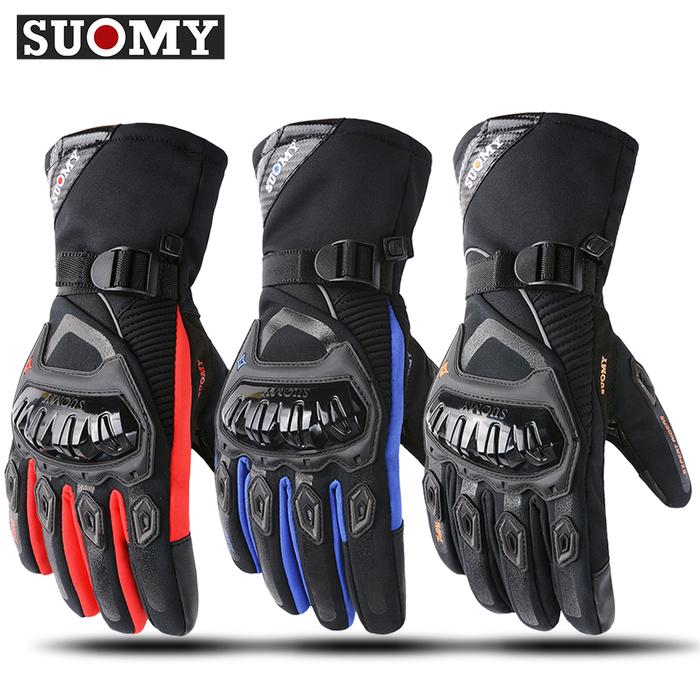 Jual SUOMY 100% Waterproof Windproof Motorcycle Gloves Heated