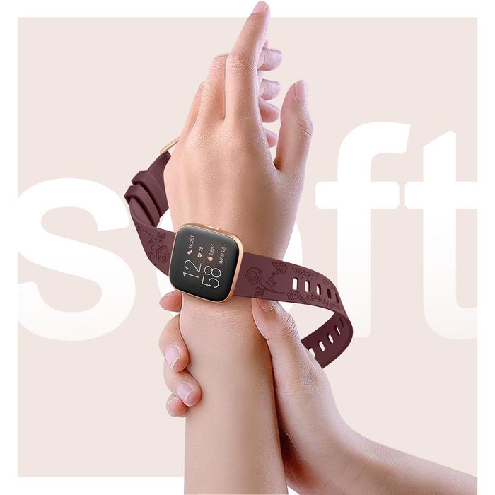 Jual (IMPORT) TPU Watchband For Fitbit Versa/Versa 2/Versa Lite
