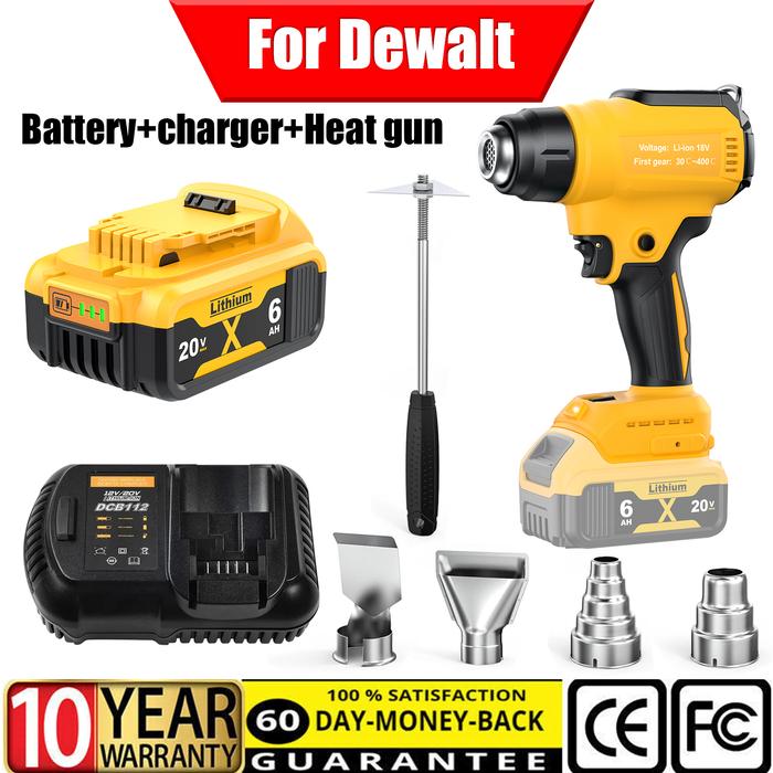 Jual Terbaru, Cordless Heat Gun for DeWALT 20v Battery, 350W Rated